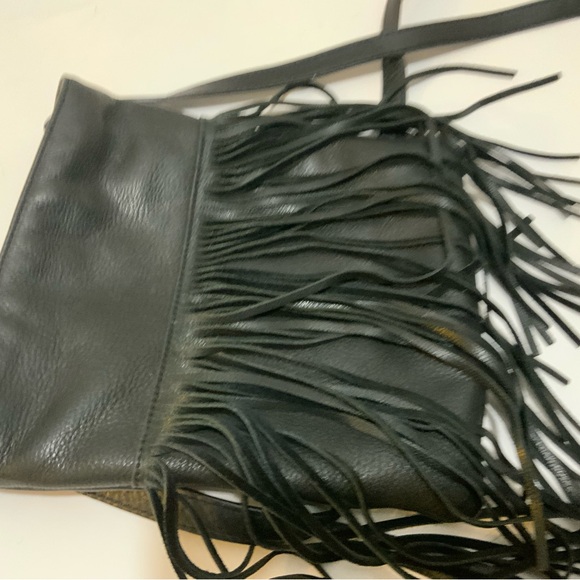 Margot black fringed crossbody - Picture 5 of 10